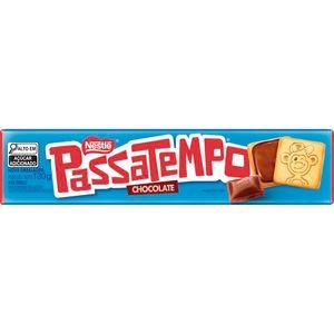 g (4) Biscoito Recheado Passatempo Nestlé Chocolate 130g