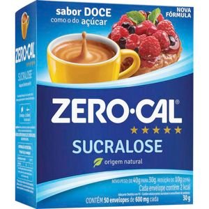 g (5) Adoçante Zero-Cal Sucralose 0,06g 50 un