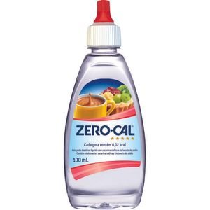 m (6) Adoçante Líquido Zero-Cal Sacarina 100ml