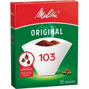 p (2) Filtro de Papel para Café Melitta Nº 103 30 un