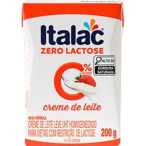 Creme de Leite Italac Zero Lactose 200g