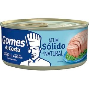 p (8) Atum Sólido Gomes Da Costa Natural 120g